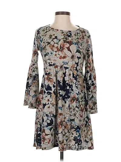 Pre-owned Veronica M Casual Dress In Gray