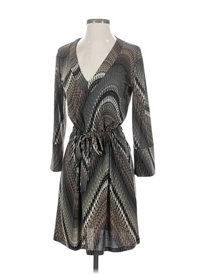 Pre-owned Veronica M Casual Dress In Gray