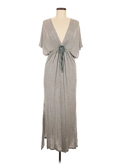 Pre-owned Veronica M Casual Dress In Gray