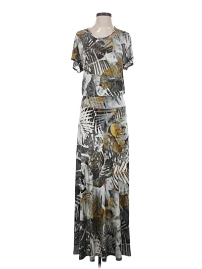 Pre-owned Veronica M Casual Dress In Gray