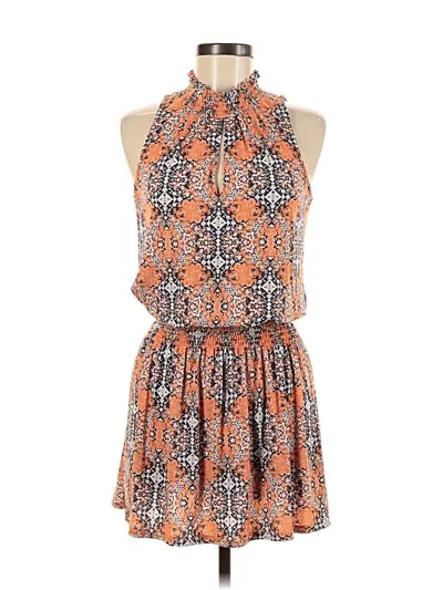 Pre-owned Veronica M Casual Dress In Orange