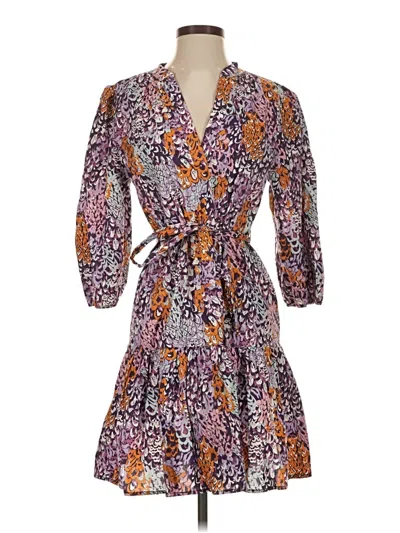 Pre-owned Veronica M Casual Dress In Purple