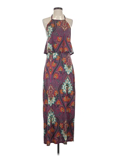 Pre-owned Veronica M Casual Dress In Purple