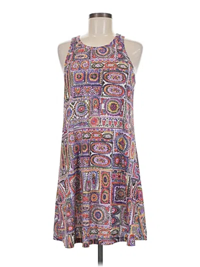 Pre-owned Veronica M Casual Dress In Purple