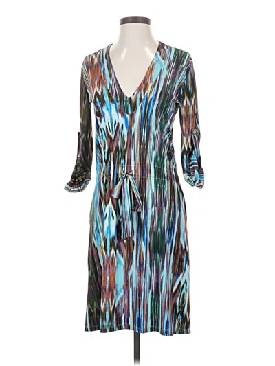 Pre-owned Veronica M Casual Dress In Teal