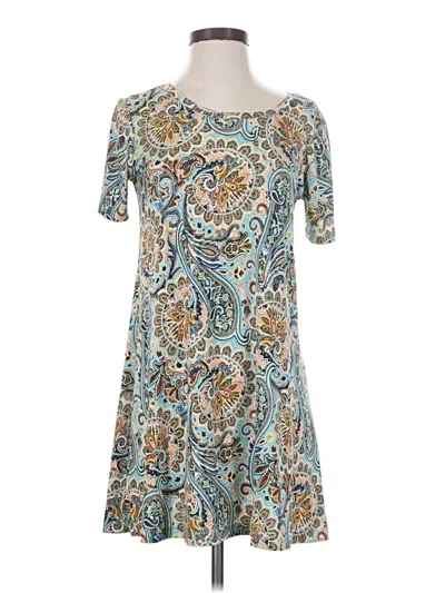 Pre-owned Veronica M Casual Dress In Teal