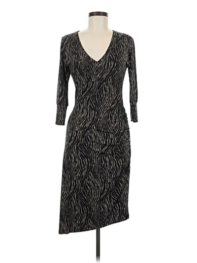 Pre-owned Veronica M Cocktail Dress In Black