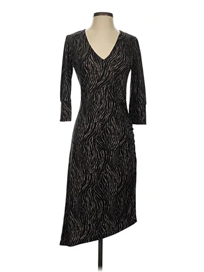 Pre-owned Veronica M Cocktail Dress In Black