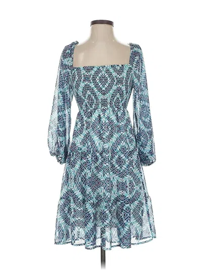 Pre-owned Veronica M Cocktail Dress In Blue