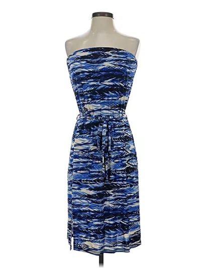Pre-owned Veronica M Cocktail Dress In Blue