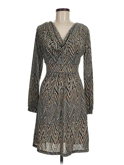 Pre-owned Veronica M Cocktail Dress In Brown