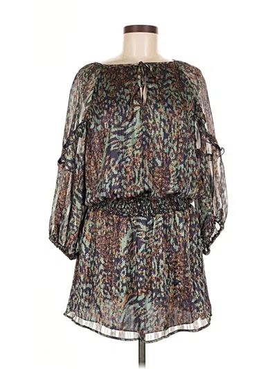 Pre-owned Veronica M Cocktail Dress In Brown