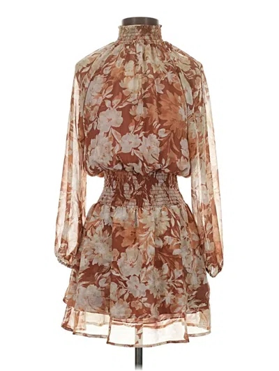Pre-owned Veronica M Cocktail Dress In Brown
