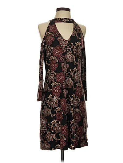 Pre-owned Veronica M Cocktail Dress In Burgundy