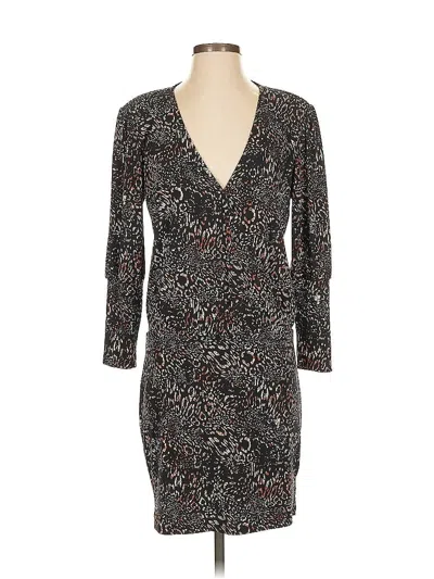 Pre-owned Veronica M Cocktail Dress In Gray