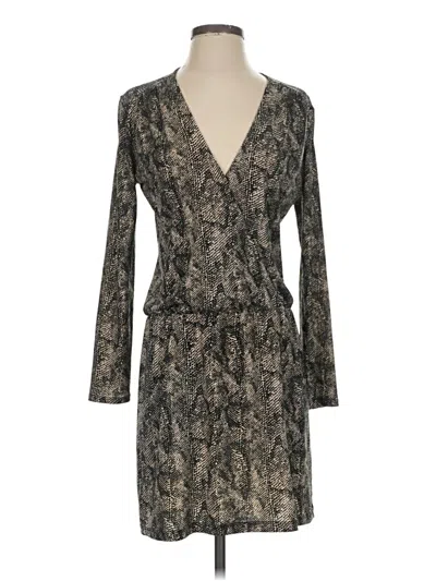 Pre-owned Veronica M Cocktail Dress In Gray