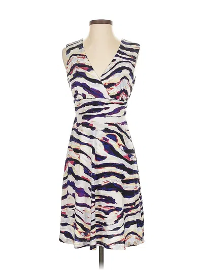 Pre-owned Veronica M Cocktail Dress In Purple