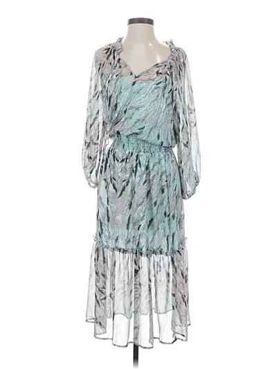 Pre-owned Veronica M Cocktail Dress In Silver