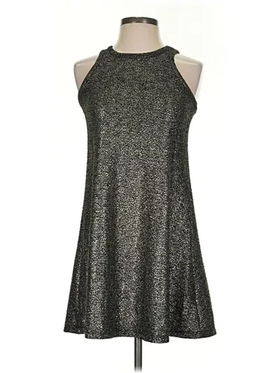 Pre-owned Veronica M Cocktail Dress In Silver