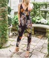 Veronica M Jafar Floral Jumper In Navy Floral In Blue