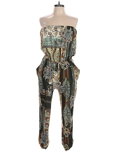 Pre-owned Veronica M Jumpsuit In Green