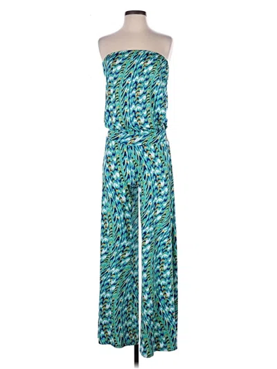 Pre-owned Veronica M Jumpsuit In Teal