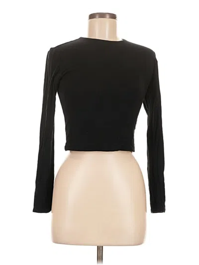 Pre-owned Veronica M Long Sleeve T-shirt In Black