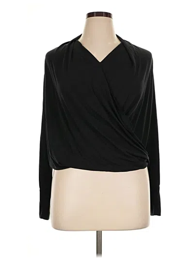 Pre-owned Veronica M Long Sleeve T-shirt In Black