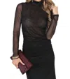 Veronica M Mesh Dress In Black In Black