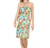 Veronica M Midi A Line Dress In Giada In Multi