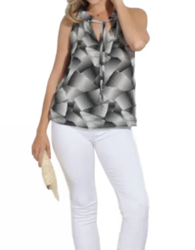 Veronica M Pleat Neck Halter In Veda In Gray