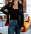 Veronica M Ponti Blazer In Black In Black