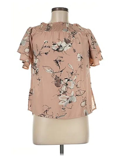 Veronica M Short Sleeve Blouse In Multi