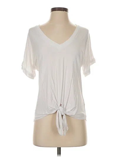 Pre-owned Veronica M Short Sleeve T-shirt In Ivory