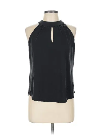 Pre-owned Veronica M Sleeveless Blouse In Black