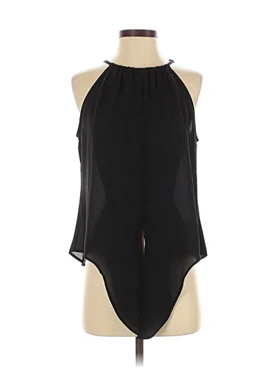 Pre-owned Veronica M Sleeveless Blouse In Black