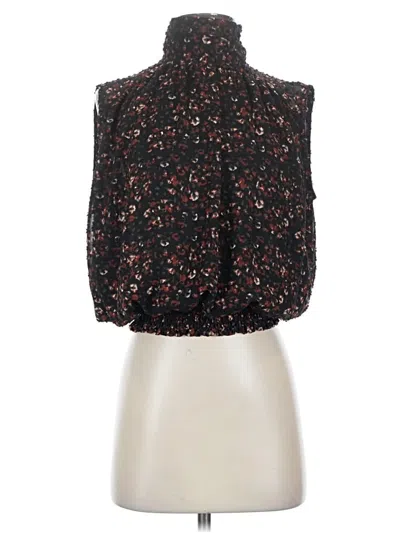 Pre-owned Veronica M Sleeveless Blouse In Black