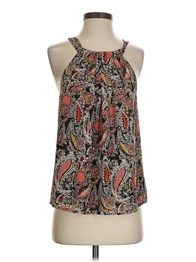Pre-owned Veronica M Sleeveless Blouse In Black