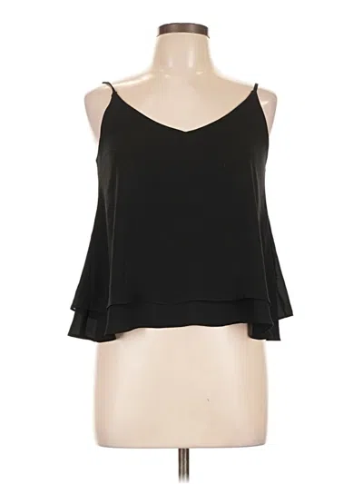 Pre-owned Veronica M Sleeveless Blouse In Black