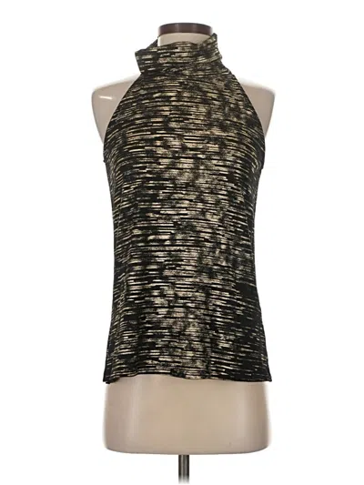 Pre-owned Veronica M Sleeveless Blouse In Black