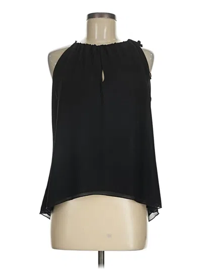 Pre-owned Veronica M Sleeveless Blouse In Black