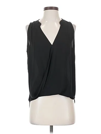 Pre-owned Veronica M Sleeveless Blouse In Black