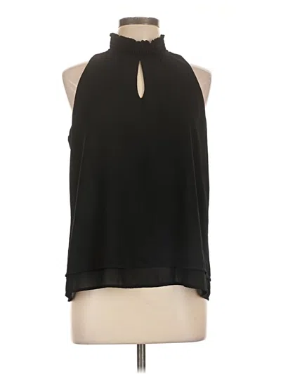 Pre-owned Veronica M Sleeveless Blouse In Black