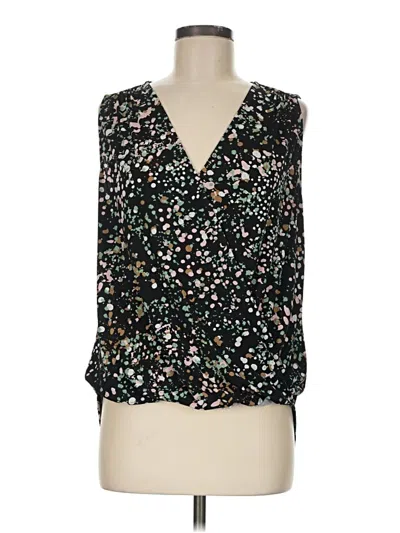 Pre-owned Veronica M Sleeveless Blouse In Black