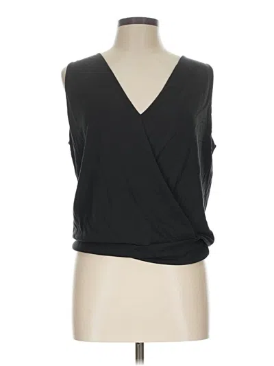 Pre-owned Veronica M Sleeveless Blouse In Black