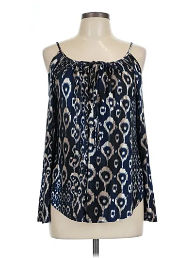 Pre-owned Veronica M Sleeveless Blouse In Blue