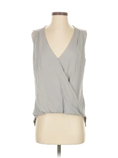 Pre-owned Veronica M Sleeveless Blouse In Gray