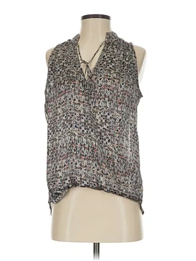 Pre-owned Veronica M Sleeveless Blouse In Gray