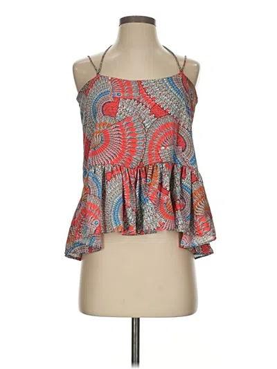 Pre-owned Veronica M Sleeveless Blouse In Gray