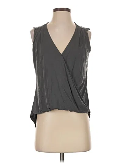 Pre-owned Veronica M Sleeveless Blouse In Gray